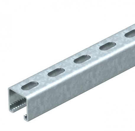 Perfil MSL4141, rasgo 22 mm, FT, perfurado 1000 | 41 | 41 | 2 | Galvanizado por imersão a quente após maquinação