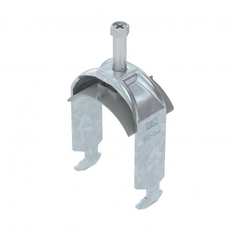 Braçadeira de suporte 2056 pé em H, simples, bandeja de pressão de plástico, FT