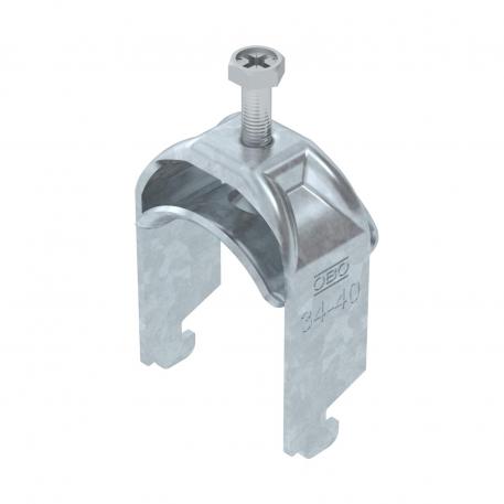 Braçadeira de suporte 2056 pé em N, simples, bandeja de pressão metálica, FT