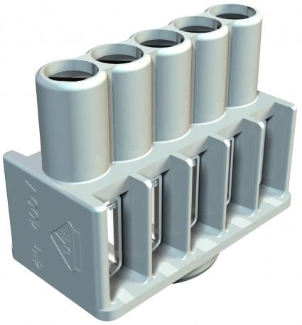 Régua de bornes 1-4 mm², caixa de derivação série T