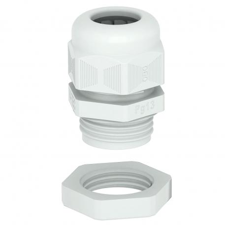 Bucim, rosca PG, conjunto com porca, cinzento claro  |  | Pg 11 | não | cinzento claro; RAL 7035