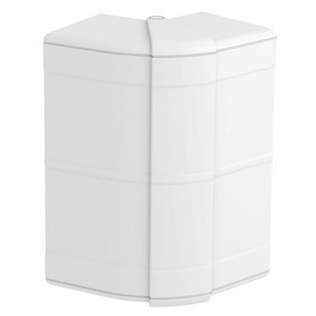 Tampa para ângulo externo, para calha técnica Rapid 45-2 tipo 53130 branco puro; RAL 9010