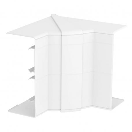 Tampa para ângulo interno, para calha técnica Rapid 45-2 tipo 53130 branco puro; RAL 9010